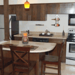City Scape Apartment Dining Area