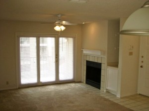 Highland House Condos Apartment Fireplace