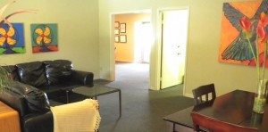 Kingsborough Townhomes Apartment Living Area