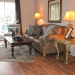 The Arbors Apartment Living Area