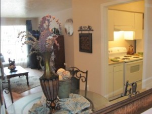 The Arbors Apartment Model.