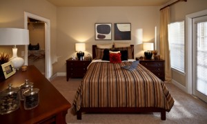 The District at Greenville Apartment Bed Room