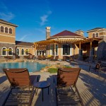 The District at Greenville Apartment Patio