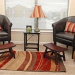 The Falls At Highpoint Apartment Living Area