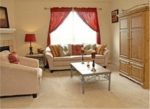 The Falls At Highpoint Apartment Living Room
