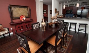 The Heights At Park Lane Tower Apartment Dining Area