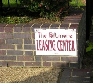 Biltmore Apartment Community Sign