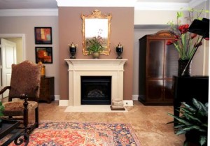 Drexel Park Hollow Apartment Fireplace