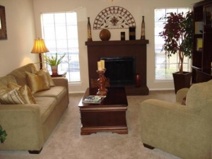London Park Apartment Fire Place
