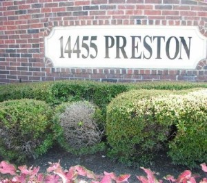 Preston Bridge Apartment Community Sign