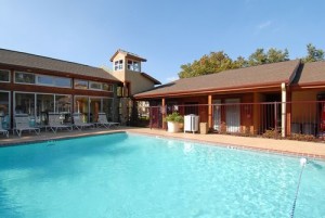 Preston Creek Apartment Pool View