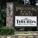 Preston Del Norte Apartment Community Sign