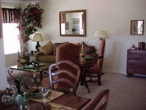 The Brazos Apartment Dining Room