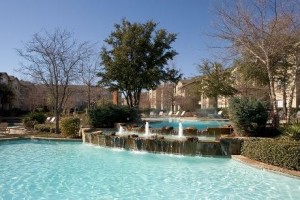 The Brazos Apartment Pool View