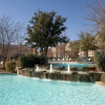 The Brazos Apartment Pool View