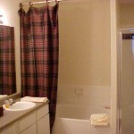 The Brazos Apartment Washroom
