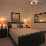 Village on the Green Apartment Bedroom.