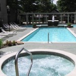 Villas at Montfort Apartment Pool View