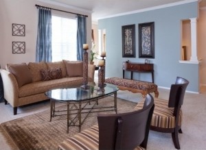 Caruth at Lincoln Park Apartments Living Area