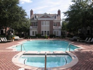 Caruth at Lincoln Park Apartments Pool View