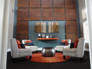 Marquis on Gaston Apartment Living Room