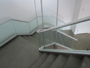 Mosaic Highrise Apartment Stair View