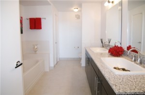 Park 4200 Apartment Model Bathroom