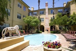 Post Uptown Village Apartment Patio