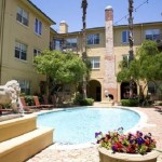 Post Uptown Village Apartment Patio