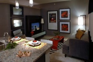 The Avery on Southwestern Apartment Living Room