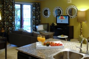 The Avery on Southwestern Apartment Media Room