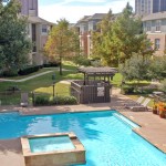 The Milo Apartment Pool Area