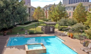 The Milo Apartment Pool Area
