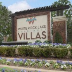 White Rock Lake Apartment Signage